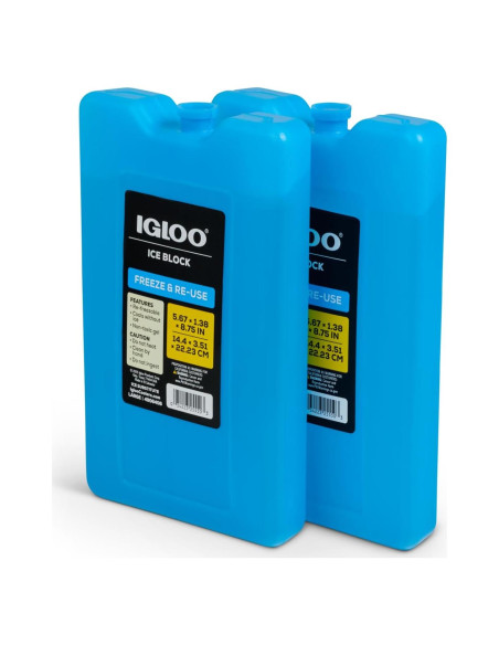 Bloque de Hielo Reutilizable Igloo Maxcold 2PK Grande