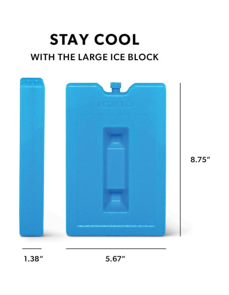 Bloque de Hielo Reutilizable Igloo Maxcold 2PK Grande