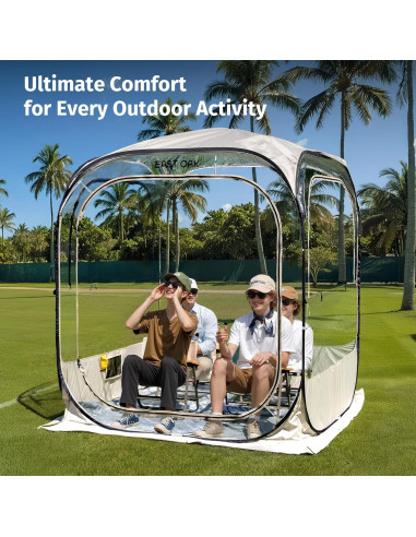 Tienda Deportiva EAST OAK 1.27x1.27m para Climas y Eventos