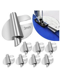 Pie de Prensatelas para Dobladillo Enrollado TOOVREN 8 Piezas 3-10mm