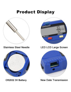 Calibrador Digital de Profundidad de Neumático Safelife 0-25.4 mm 2