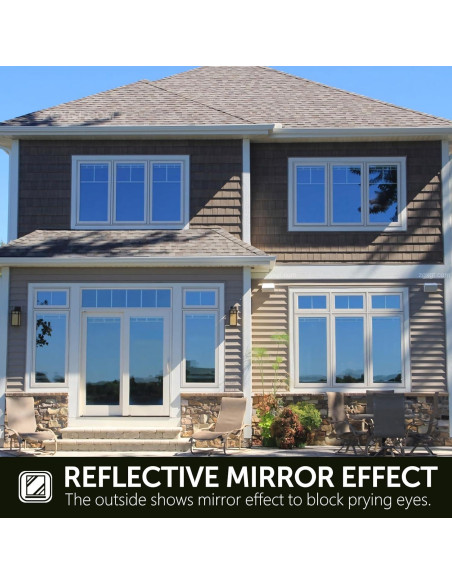 Película Reflectante Unidireccional Agmovoue 43.9x198 cm