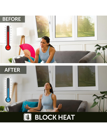 Película Reflectante Unidireccional Agmovoue 43.9x198 cm