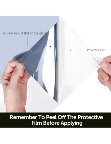 Película Reflectante Unidireccional Agmovoue 43.9x198 cm