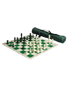 Conjunto de Ajedrez de Torneo Quiver US Chess Triple Pesado