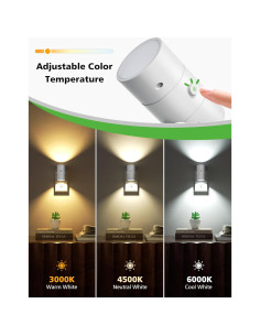 Luces Nocturnas LED JOFIOS 2 Paquete Regulables 3 Temperaturas 2