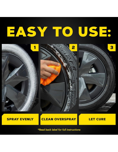 Espuma para Neumáticos Meguiar's Hot Shine 540 ml - Brillo Alto
