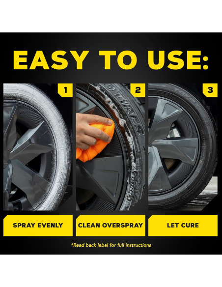 Espuma para Neumáticos Meguiar's Hot Shine 540 ml - Brillo Alto