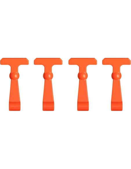 4 Pestillos de Refrigerador Ciuouient Alta Resistencia Naranja