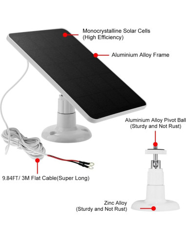 Panel Solar OUGETHER 4W para Timbre Ring - Carga Continua