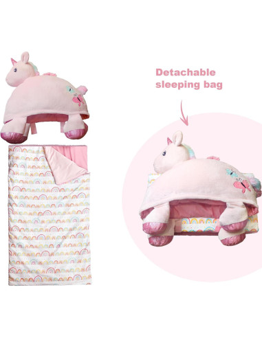 Esteras para Siesta SHALALA NEW YORK con Almohada y Manta 162.5x66cm