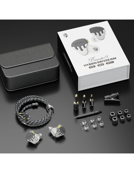 Auriculares In-Ear BASN BmasterX Pro 6 Controladores Sonido Claro