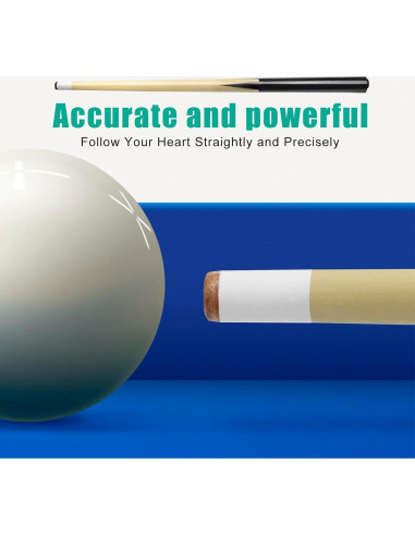 Palos de Billar de Madera VANLAN 91.44 cm Juego de 2