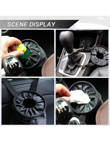 Bolsa de Basura para Auto ZIMISI Plegable Impermeable 43x19cm