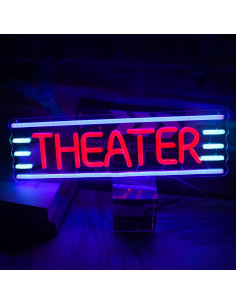 Cartel Neón LED Jesalah 12x40cm para Decoración de Teatro 2