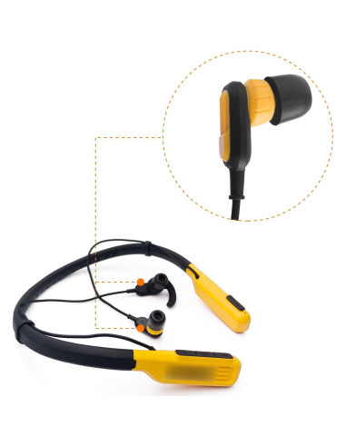 Espumas de Reemplazo Klowcok para Auriculares DEWALT - 3 Pares Mediano