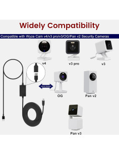 Cable de Extensión de Alimentación 15m USB Weishan Negro 2