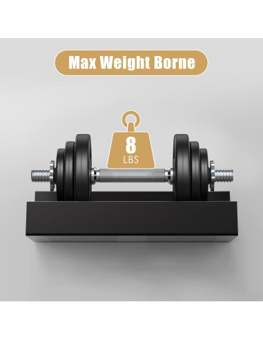 Organizador de Especias Magnético Cosy Family - 4 Estantes de Metal Negro