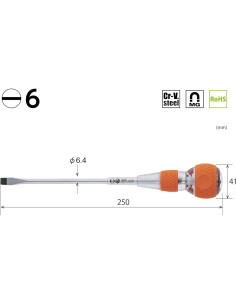 Agarre de Bola VESSEL 250 - 6 x 150 mm para Electricidad 2