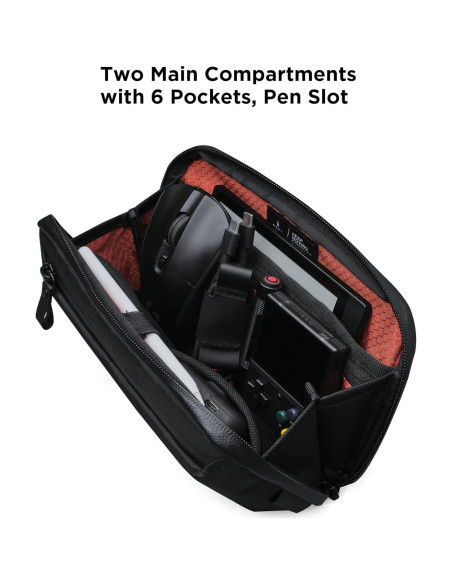 ALPAKA Elements Tech Case Mini Negro - Organizador EDC Impermeable