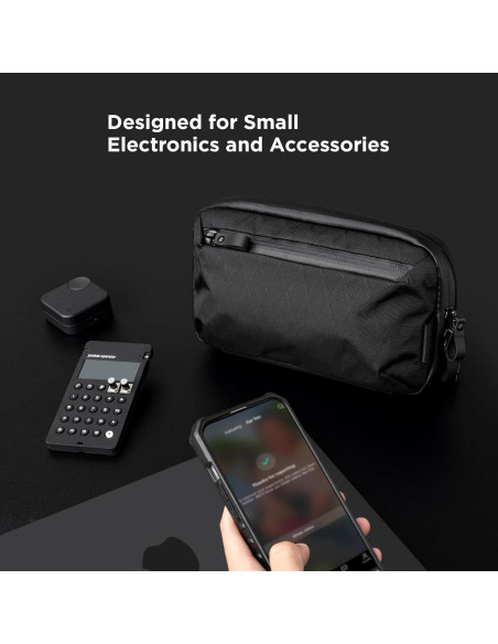 ALPAKA Elements Tech Case Mini Negro - Organizador EDC Impermeable