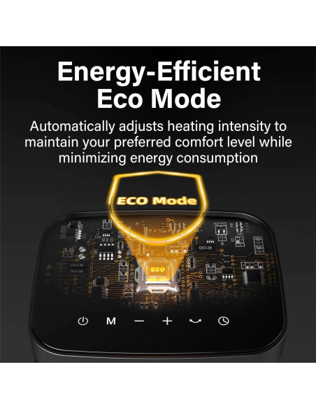 Calentador Eléctrico JRD 1500W Cerámico Portátil con Control Remoto