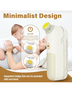 Cortador de Uñas Eléctrico Kimitimi 5 en 1 para Bebés y Adultos 2