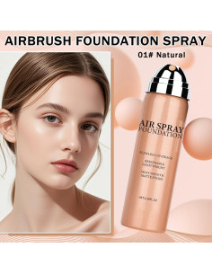 Spray de Base AirBrush DAMUSI 132g Natural/Porcelana Cálida 2