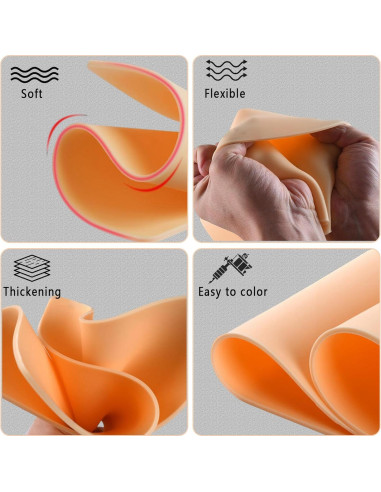 Kit de Práctica de Tatuaje CINRA 310PCS Piel y Tazas de Tinta