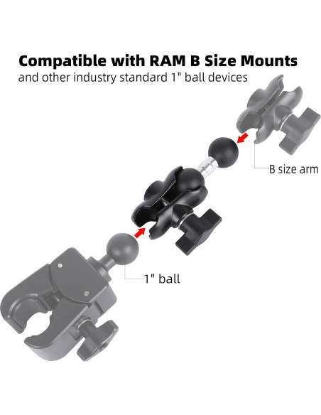 Brazo Doble Enchufe FPN 10.5 cm Rotación 360 Soporte Teléfono