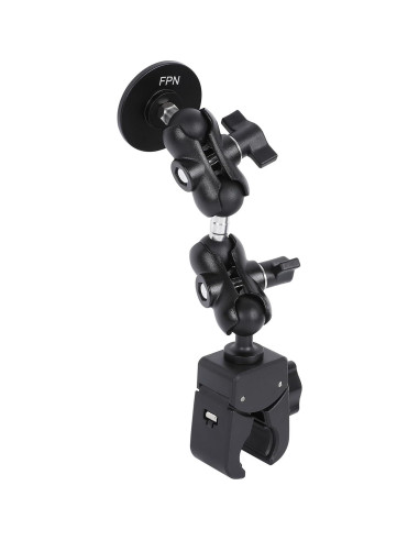 Brazo Doble Enchufe FPN 10.5 cm Rotación 360 Soporte Teléfono