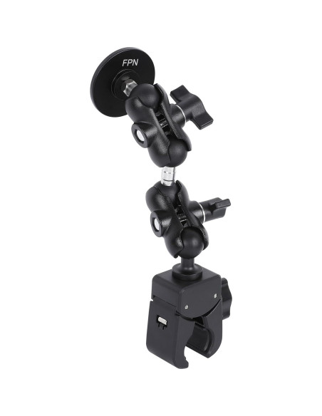 Brazo Doble Enchufe FPN 10.5 cm Rotación 360 Soporte Teléfono