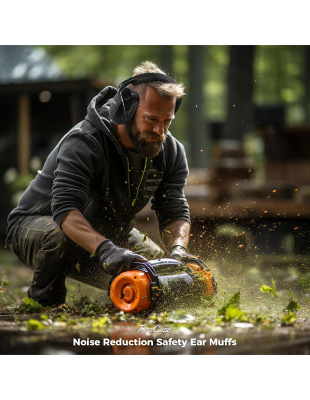 Auriculares de Reducción de Ruido ProCase NRR 28dB Negro