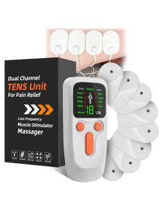 Estimulador Muscular TENS EMS Pawfan Doble Canal 8 Modos