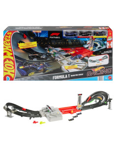 Set de Pista de Autos Hot Wheels F1 con 3 Autos Metal 1:64