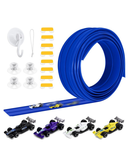 Kit de Pista de Carreras Flexible 4 Autos Mittimiya 15 Pies