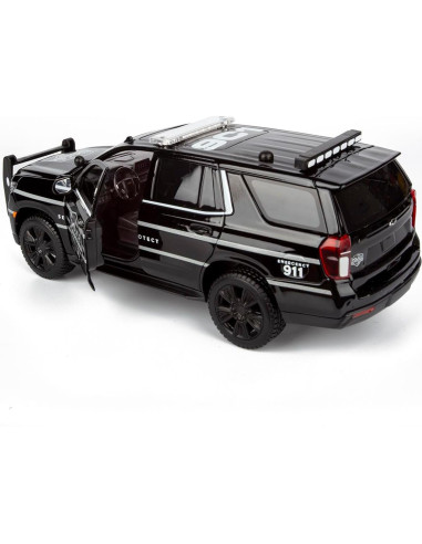 Maisto 32548 Chevy Tahoe 2021 Policía 1:24 Negro