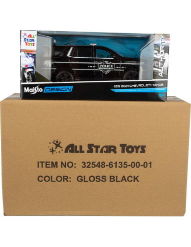 Maisto 32548 Chevy Tahoe 2021 Policía 1:24 Negro