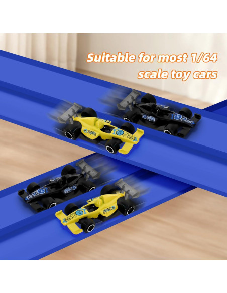 Kit de Pista de Carreras Flexible 4 Autos Mittimiya 15 Pies