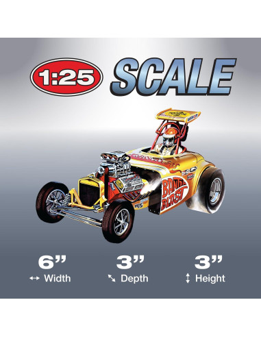 Kit de Modelo a Escala MPC Bantam Blast Dragster 1:25