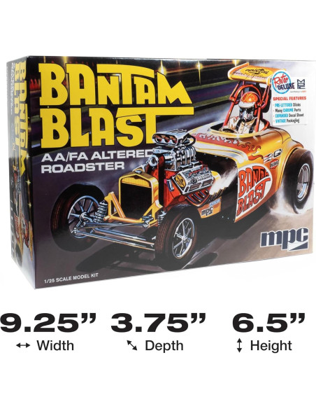 Kit de Modelo a Escala MPC Bantam Blast Dragster 1:25 Kit de Modelo a Escala MPC Bantam Blast Dragster 1:25