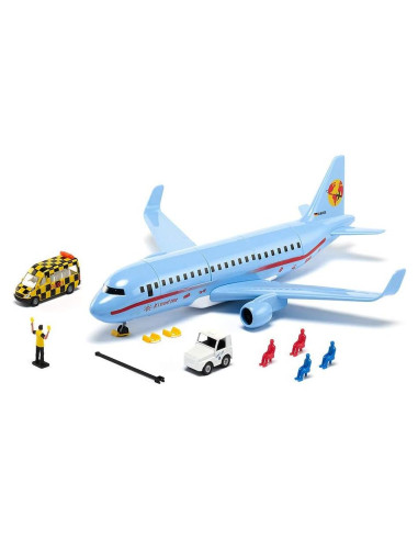 Aeronave Siku 5402 con Accesorios - Azul Claro, 38.5 cm