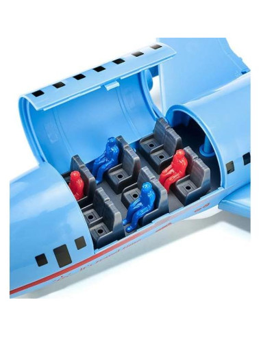 Aeronave Siku 5402 con Accesorios - Azul Claro, 38.5 cm