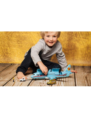 Aeronave Siku 5402 con Accesorios - Azul Claro, 38.5 cm