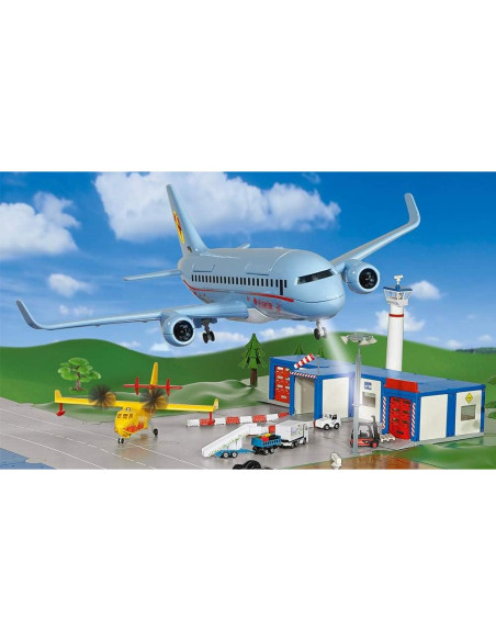 Aeronave Siku 5402 con Accesorios - Azul Claro, 38.5 cm