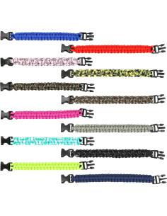 Pulseras de Supervivencia Paracord Iconikal 12-Pack 20-22 cm 2
