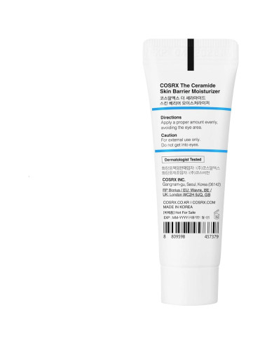 Hidratante de Barrera de Piel COSRX Mini 10ml con Ceramidas