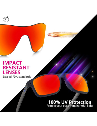 Lentes EZReplace Polarizados para Oakley Flak 2.0 Ajuste Asiático