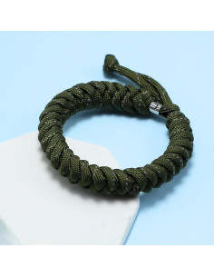 Pulsera de Paracord Reflectante LAMIBEE Ajustable 18-25 cm 2