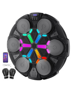 Máquina de Boxeo Musical Esnowlee CD8820 con Guantes y Bluetooth